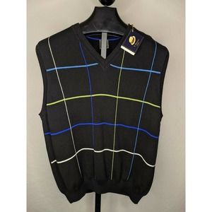 T Harris London100% Cotton Sweater Vest Size L